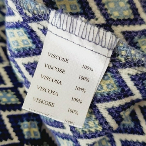 SOLD! Blue blouse M/L by Sweewe Paris - Picture 5 of 7